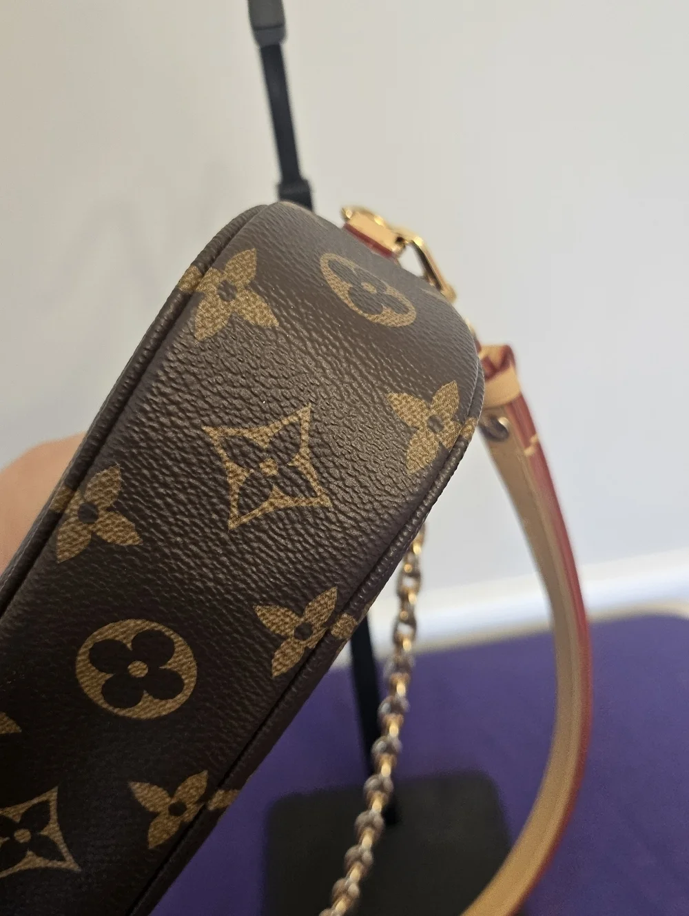 Louis Vuitton Ivy Wallet On Chain Monogram Microchipped w/ Dustbag - Picture 9 of 15